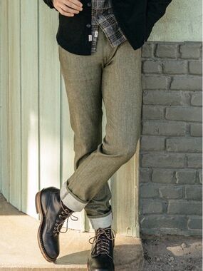 Hiroshi Kato Pen Slim Straight Men's Selvege Denim, sz 34